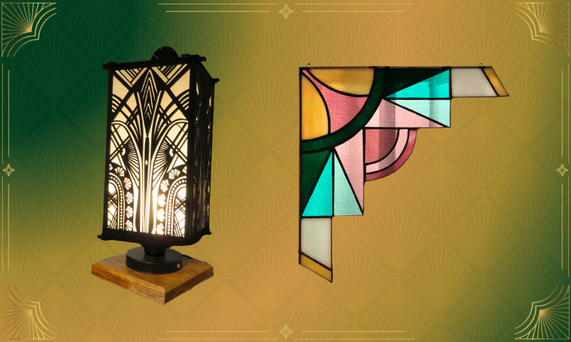 ART DECO DECOR PACKAGE. PROVIDED BY: CRANKY SCOTSMAN & COPPER STUDIO ART
