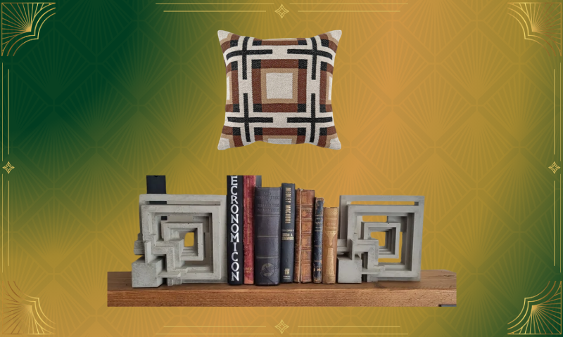 MAYAN REVIVAL DECOR PACKAGE. PROVIDED BY: BRUTDECO & FARIBAULT MILL
