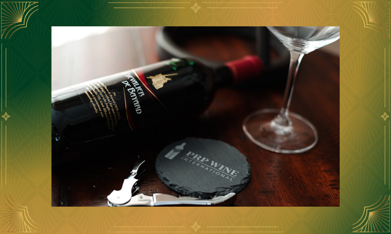 PRIVATE IN-HOME WINE TASTING CERTIFICATE FOR 8. TWO GIFT CERTIFICATES ARE AVAILABLE FOR SEPARATE AUCTION. PROVIDED BY: PRP WINE INTERNATIONAL