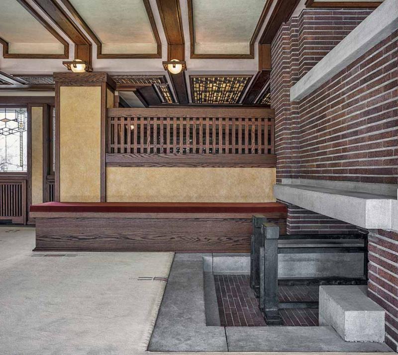 Robie House inglenook